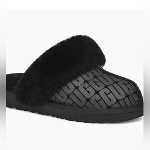 UGG Coquette UGG Logo Black Size 9 NIB
